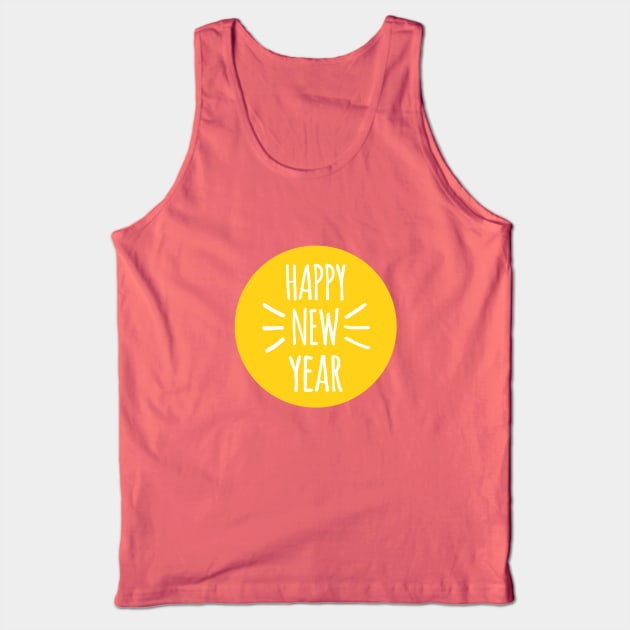 Happy new year, optimistic new year card with sun Tank Top by beakraus